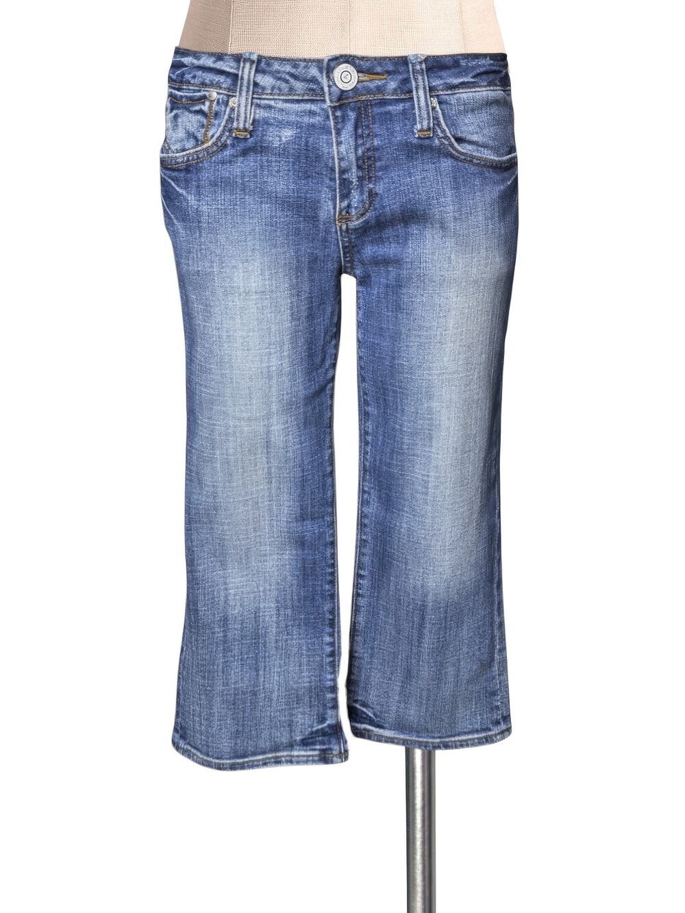 Vintage VIGOSS Low Rise Cropped Capri Jeans Y2K 90's  9